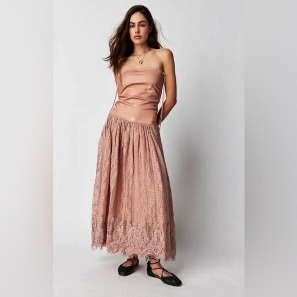 FREE PEOPLE Rosie Plains Convertible Skirt